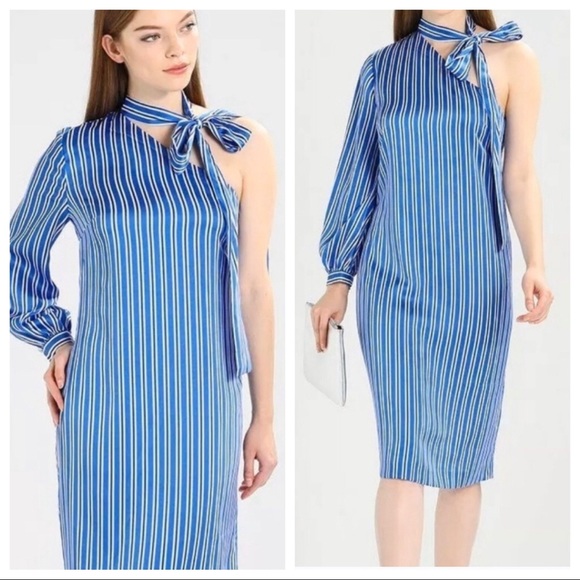 Banana Republic Dresses & Skirts - Banana Republic PJ Stripe one shoulder dress, NWT